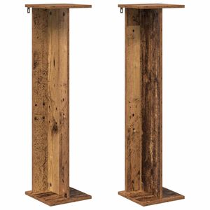 vidaXL N&ouml;v&eacute;ny&aacute;llv&aacute;ny 2 pcs &Ouml;reg fa 25 x 25,5 x 100,5 cm M&eacute;rn&ouml;ki fa