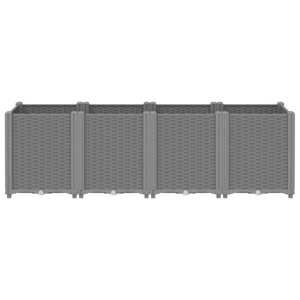 vidaXL vil&aacute;gossz&uuml;rke polipropil&eacute;n kerti &uuml;ltetől&aacute;da 160 x 40 x 53 cm