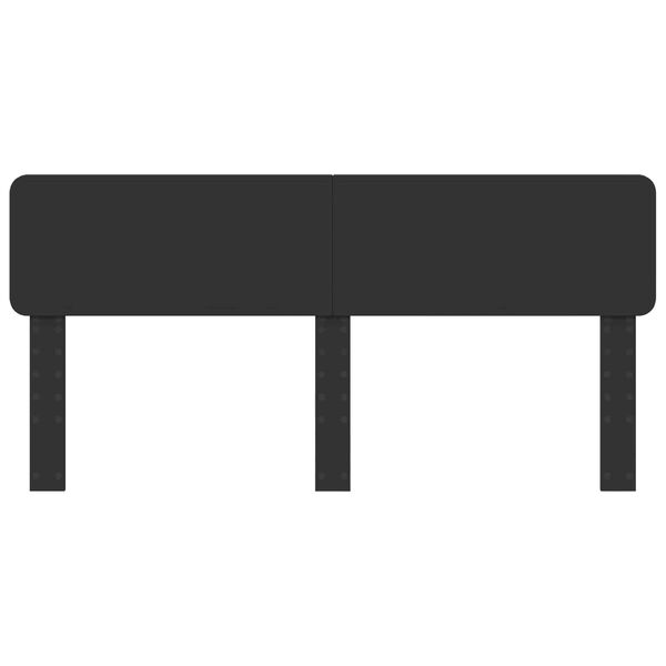 vidaXL Fejt&aacute;mla Fekete t&ouml;lgy 200 cm Faanyag