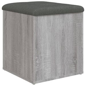 vidaXL sz&uuml;rke sonoma sz&iacute;nű szerelt fa t&aacute;rol&oacute;pad 42 x 42 x 45 cm