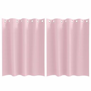 vidaXL Fekete F&uuml;gg&ouml;ny Gyűrűkkel 2 db Babar&oacute;zsasz&iacute;n 140 x 140 cm