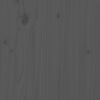 vidaXL szürke tömör fenyőfa fejtámla 96 x 4 x 100 cm
