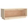 vidaXL t&ouml;m&ouml;r fenyőfa TV-szekr&eacute;ny 90x35x35 cm