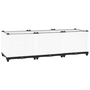 vidaXL polipropil&eacute;n magas&aacute;gy&aacute;s 120 x 40 x 38 cm