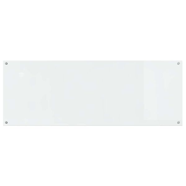 vidaXL Konyhai splashback Átlátszó 110 x 40 x 0,6 cm edzett üveg