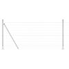 vidaXL Ker&iacute;t&eacute;s oszlopokkal Ez&uuml;st 1 x 10 m Ac&eacute;l