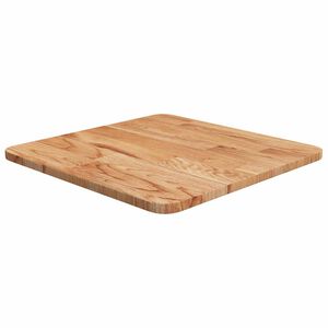 vidaXL vil&aacute;gosbarna kezelt t&ouml;m&ouml;r t&ouml;lgyfa n&eacute;gyzet asztallap 40x40x1,5cm