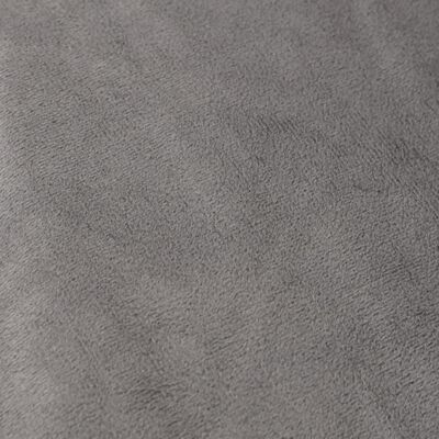 vidaXL szürke szövet súlyozott takaró huzattal 138 x 200 cm 10 kg