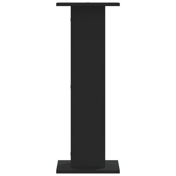 vidaXL 2 db fekete szerelt fa n&ouml;v&eacute;nytart&oacute; &aacute;llv&aacute;ny 30 x 30 x 80 cm