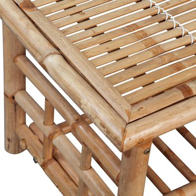 vidaXL bambusz dohányzóasztal 90 x 50 x 45 cm