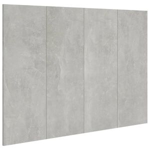 vidaXL betonsz&uuml;rke szerelt fa &aacute;gyfejt&aacute;mla 120x1,5x80 cm