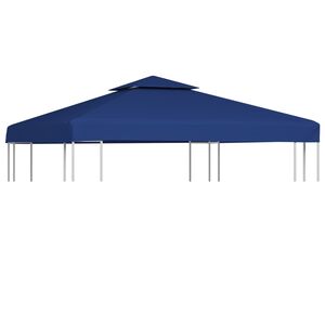 vidaXL s&ouml;t&eacute;tk&eacute;k csere pavilon ponyvatető 310 g/m&sup2; 3 x 3 m