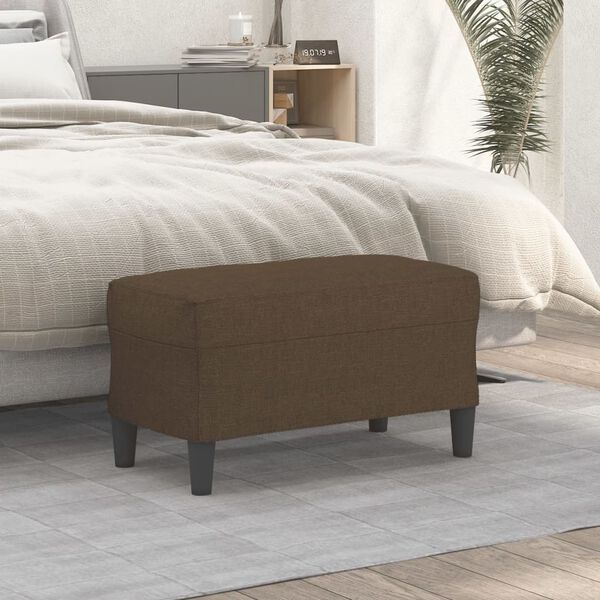 vidaXL barna sz&ouml;vet pad 70 x 35 x 41 cm