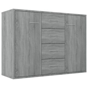 vidaXL sz&uuml;rke sonoma sz&iacute;nű szerelt fa t&aacute;lal&oacute;szekr&eacute;ny 88 x 30 x 65 cm