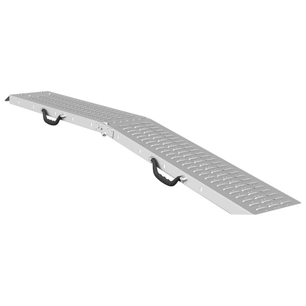 vidaXL &Ouml;sszecsukhat&oacute; ramp 200kg ramp&aacute;nk&eacute;nt Ez&uuml;st 186 x 23 x 4,5 cm