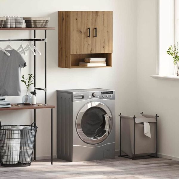 vidaXL Fali szekrény Artisan tölgy 60 x 31 x 70 cm Faanyag