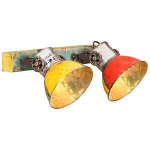 vidaXL t&ouml;bbsz&iacute;nű ipari falil&aacute;mpa 45 x 25 cm E27