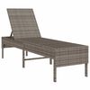 vidaXL sz&uuml;rke polyrattan napoz&oacute;&aacute;gy p&aacute;rn&aacute;val 55x200x44 cm