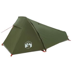 vidaXL Alag&uacute;t s&aacute;tor 215 x 100 x 90 cm Olajz&ouml;ld Poli&eacute;szter &eacute;s ac&eacute;l