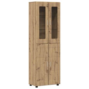 vidaXL Magasfi&uacute; FLORIN 60 x 35 x 182 cm Artisan t&ouml;lgy Szerelt Fa