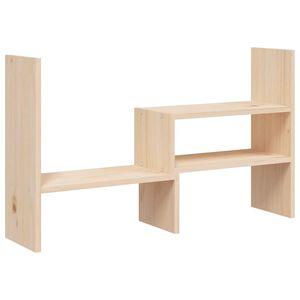 vidaXL t&ouml;m&ouml;r fenyőfa monitor&aacute;llv&aacute;ny (39-72) x 17 x 43 cm