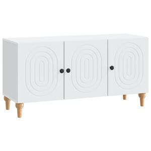 vidaXL TV szekr&eacute;ny Feh&eacute;r 99 x 34,5 x 50 cm Szerelt Fa