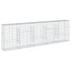 vidaXL horganyzott vas gabion kos&aacute;r fed&eacute;llel 500 x 50 x 150 cm
