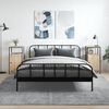 vidaXL 2 db sonoma t&ouml;lgy sz&iacute;nű szerelt fa &eacute;jjeliszekr&eacute;ny 41x31x80 cm
