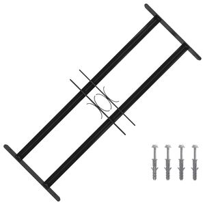 vidaXL Ablak Biztons&aacute;gi R&aacute;cs 76 x 30 cm Horganyzott Ac&eacute;l