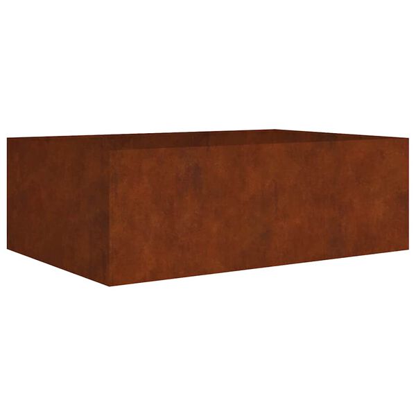 vidaXL corten ac&eacute;l kerti magas&aacute;gy&aacute;s 120x80x40 cm