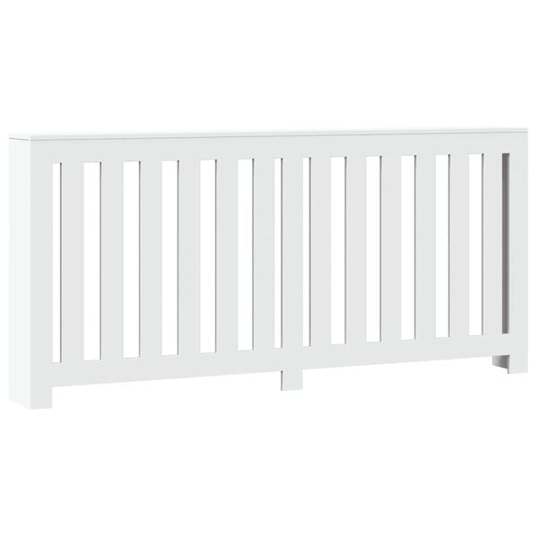 vidaXL feh&eacute;r szerelt fa radi&aacute;torburkolat 175 x 20 x 82 cm