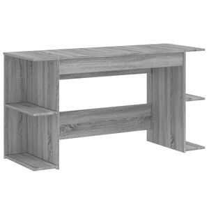 vidaXL sz&uuml;rke sonoma sz&iacute;nű szerelt fa &iacute;r&oacute;asztal 140x50x75 cm