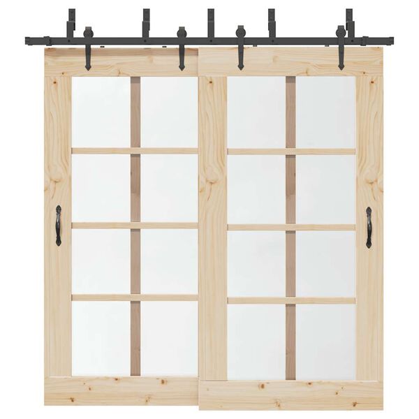 vidaXL fekete ac&eacute;l tol&oacute;ajt&oacute; f&eacute;mszerel&eacute;k k&eacute;szlet 213,5 cm