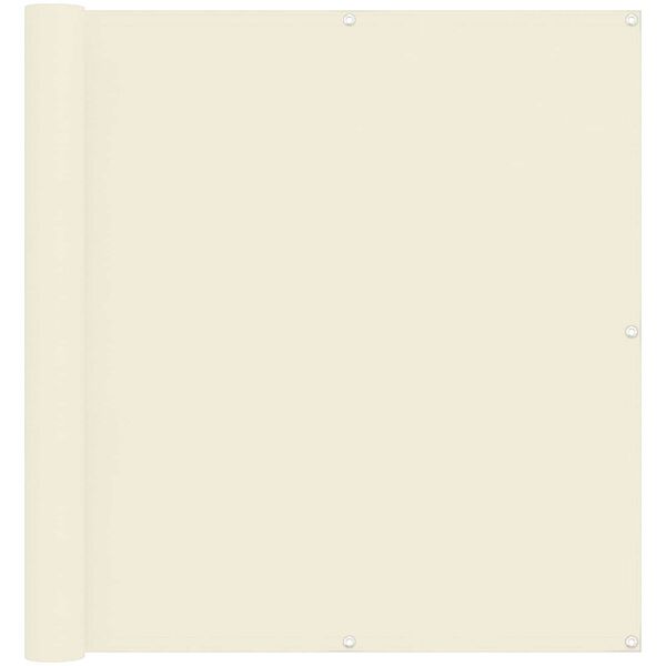 vidaXL Erk&eacute;ly Sz&uacute;nyogh&aacute;l&oacute; Kr&eacute;m 110 x 300 cm Oxford Sz&ouml;vet