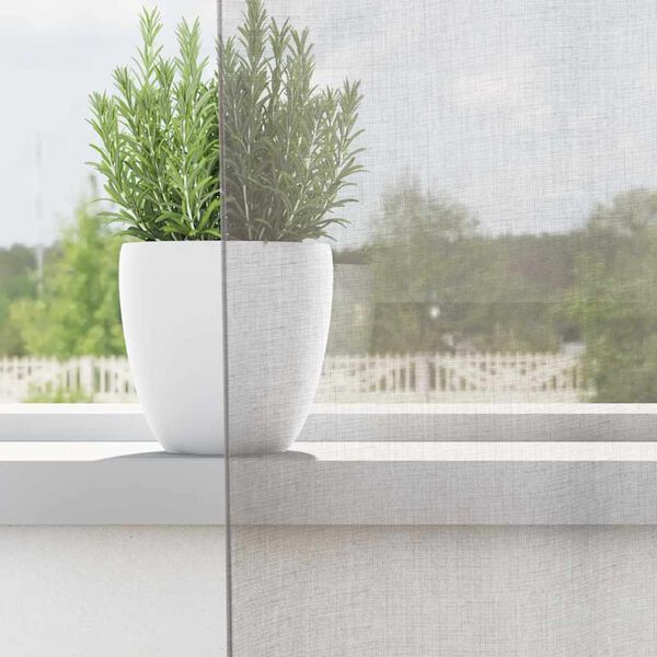 vidaXL 2 db világosszürke fátyolfüggönyök rojtokkal 140x260 cm