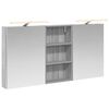 vidaXL F&uuml;rdőszobai Szekr&eacute;ny Szett 3 db 140 x 14,5 x 70 cm Szerelt fa