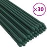vidaXL 30 db z&ouml;ld ac&eacute;l kerti n&ouml;v&eacute;nykar&oacute; 180 cm