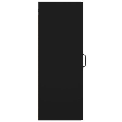 vidaXL fekete függő faliszekrény 34,5 x 34 x 90 cm