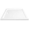vidaXL téglalap alakú fehér ABS zuhanytálca 80 x 90 cm