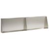 vidaXL T&aacute;mfal 2 db 80 x 12 x 40 cm Rozsdamentes Ac&eacute;l Ez&uuml;st