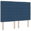 vidaXL Boxrug&oacute;s &aacute;gy matracmal leddel K&eacute;k 140 x 190 cm sz&ouml;vet