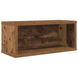 vidaXL CD t&aacute;rol&oacute; &aacute;llv&aacute;ny T&ouml;lgyfa 40 x 17 x 17 cm Szerelt Fa