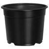 vidaXL Kerek Vir&aacute;gcser&eacute;p 200 db Fekete &Oslash; 10 x 8 cm Műanyag