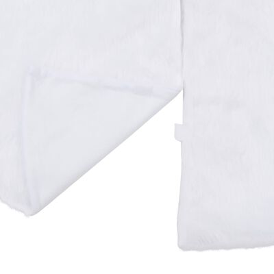 vidaXL fehér műszőrme karácsonyfatalp-takaró 150 cm