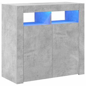 vidaXL betonsz&uuml;rke t&aacute;lal&oacute;szekr&eacute;ny LED-vil&aacute;g&iacute;t&aacute;ssal 80 x 35 x 75 cm