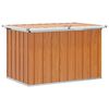 vidaXL K&uuml;lt&eacute;ri T&aacute;rol&oacute; Doboz fasz&iacute;nű 109 x 67 x 65 cm Horganyzott Ac&eacute;l