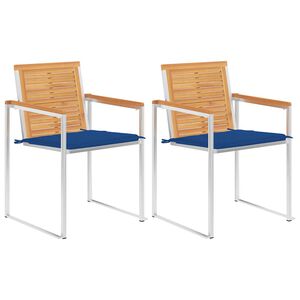 vidaXL 2 db t&ouml;m&ouml;r t&iacute;kfa &eacute;s ac&eacute;l kerti sz&eacute;k p&aacute;rn&aacute;val