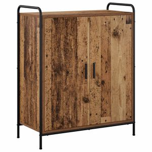 vidaXL Cipőszekr&eacute;ny 76 x 36,5 x 93 cm Szerelt Fa Antik Fa