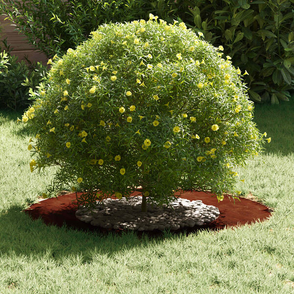 vidaXL Alkalmas lapos fa gyűrűh&ouml;z Barna &Oslash;40 / 70 cm Időj&aacute;r&aacute;s&aacute;ll&oacute; ac&eacute;l