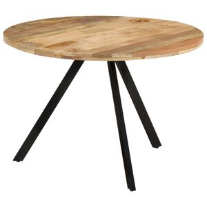 vidaXL t&ouml;m&ouml;r mang&oacute;fa &eacute;tkezőasztal 110 x 75 cm
